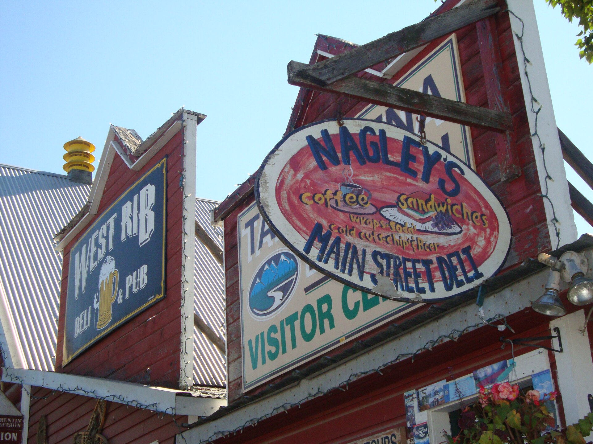 Talkeetna 镇上漫步
